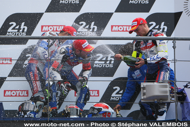 Galerie photo 24 Heures Motos 2016 - 06 : arrivée et podiums