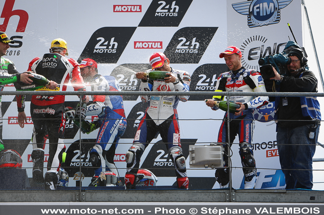 Galerie photo 24 Heures Motos 2016 - 06 : arrivée et podiums