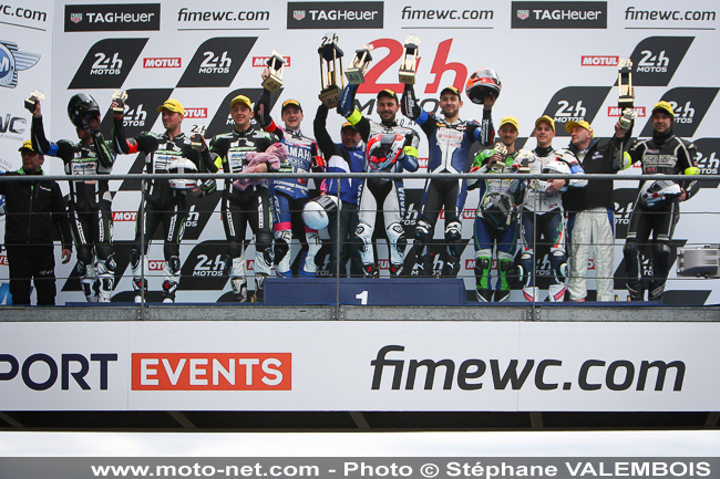 Galerie photo 24 Heures Motos 2016 - 06 : arrivée et podiums