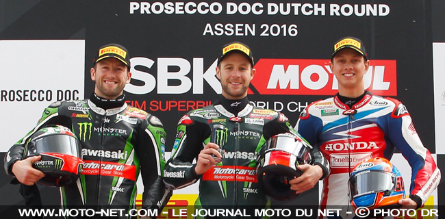  Sykes 2ème, Rea 1er et Van den Mark 3ème - WSBK Pays-Bas (4 sur 14) Déclarations des pilotes World Superbike à Assen