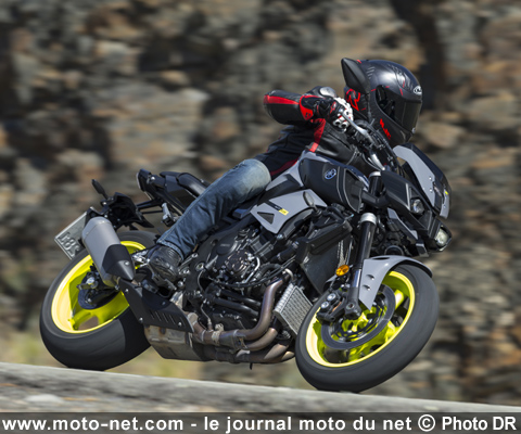 Essai Yamaha MT-10 : gueule de tueuse et corps d'athlète