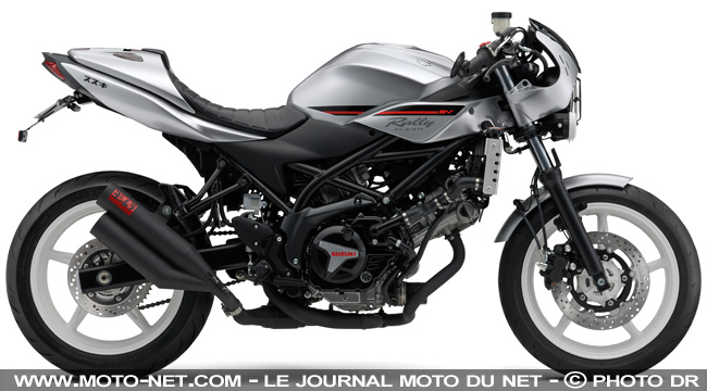 Une Suzuki SV650 Rally Concept au Japon... et un Café Racer en France en 2017