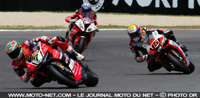  Davies, De Angelis et Brookes - WSBK Italie (8 sur 13) Déclarations des pilotes World Superbike à Misano