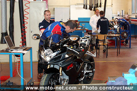 Xavier Boutiton, meilleur technicien Suzuki 2006