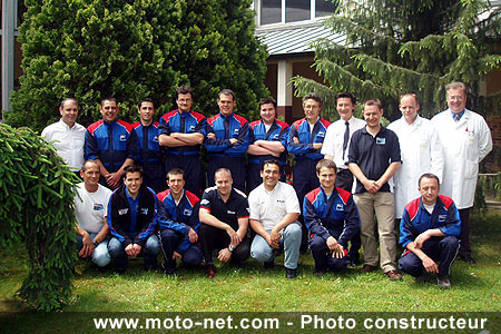 Xavier Boutiton, meilleur technicien Suzuki 2006