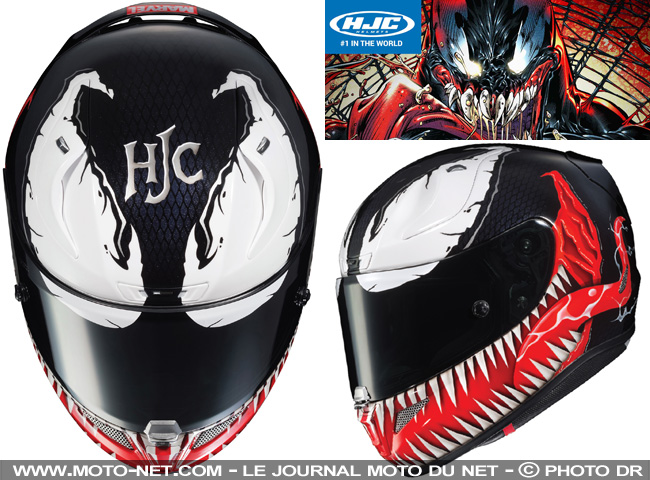 Casques moto HJC sous licence Marvel pour rouler comme un super-héros