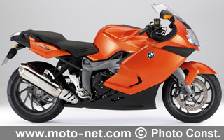 K 1300 S Orange - Nouveautés 2009 BMW : Les nouvelles K 1300 R, S et GT débarquent