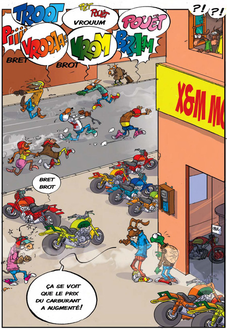 BD Les Animotards n°1 (Titane Beuglant) par Vincent Haudiquet (textes) et Achille Nzoda (dessins)