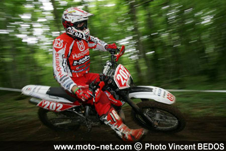 Championnat de France d'enduro - Nuit-Saint-Georges (Côte d'Or) : Marc Germain, Mickaël Pichon et Fabien Planet s'installent aux commandes du Championnat de France