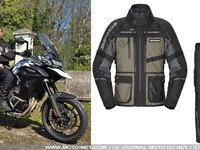Illustation de : Essai de l'ensemble veste et pantalon Spidi Hard Track 3