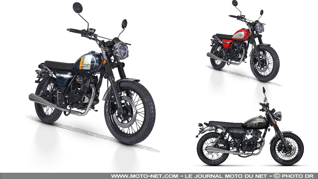 Nouveaux coloris pour la Mash Seventy 2025

La Société d'importation de motos et accessoires (SIMA) donne un coup de jeune à sa pétillante 125 cc Mash Seventy par le biais de trois nouvelles robes aux tonalités vintage. 
