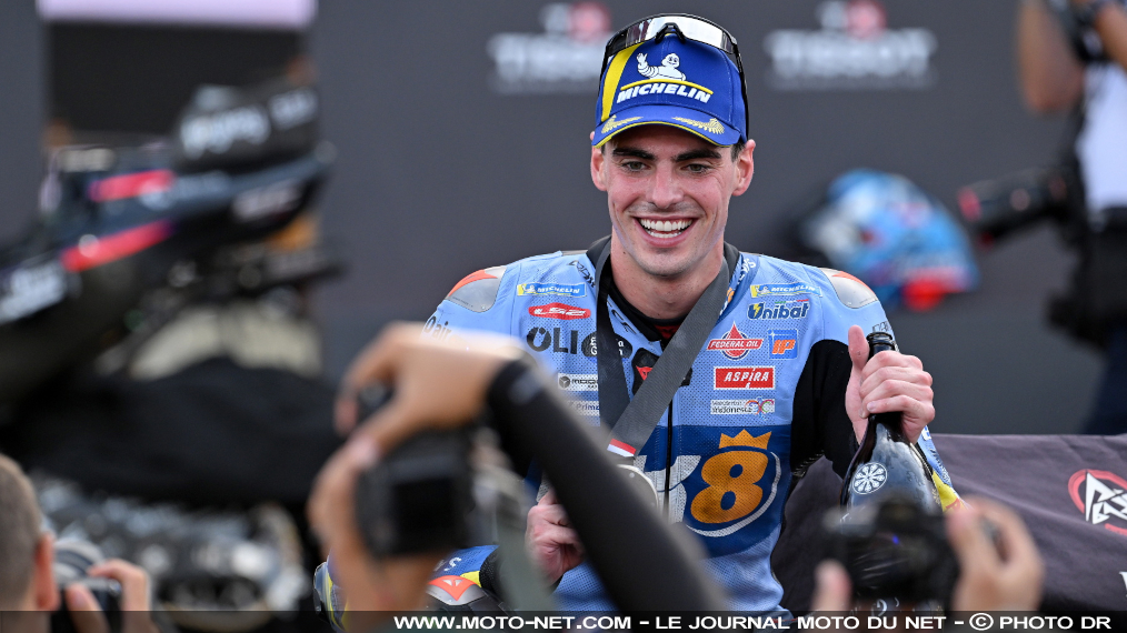 Résultats du Moto GP d'Indonésie 2025 : la première pour Aldeguer !

Fermin Aldeguer décroche sa première victoire en MotoGP au Grand Prix d'Indonésie 2025 sur sa Ducati-Gresini. A 20 ans et 183 jours, le débutant espagnol devient le deuxième plus jeune vainqueur en catégorie derrière Marc Marquez… qui souffre d'une nouvelle fracture après avoir été percuté par Bezzecchi. 
