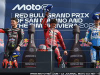Illustation de : Résultats et classements Moto GP de Saint-Marin 2025