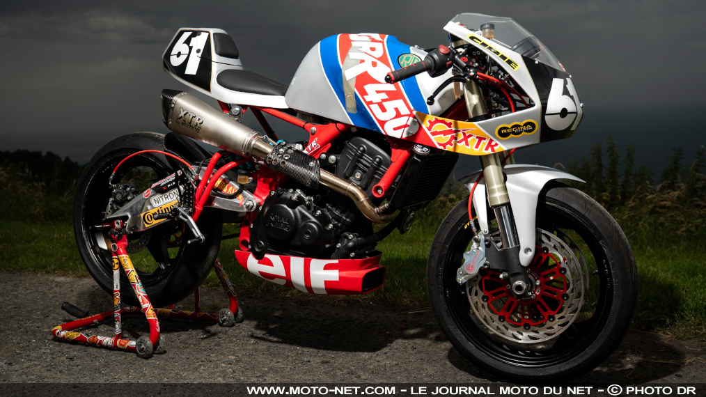 La Royal Enfield Guerrilla 450 de XTR Pepo

XTR Pepo, l'atelier de Pepo Rosell, transforme la gentille Royal Enfield Guerrilla 450 en séduisant &quot;supermono&quot; typé course d'endurance, avec des trains roulants d'Aprilia Falco 1000 et RS660 ! Présentation de la GRR 450.
