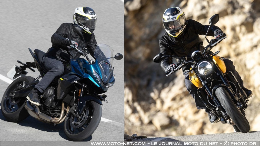 Essai Triumph Tiger Sport 660 et Trident 660 : laquelle choisir en 2026 ?

Votre trois-cylindres Triumph accessible A2, vous le préférez comment en 2026 ? Plutôt roadster avec la Trident 660 ? Ou plutôt trail-routier avec la Tiger Sport 660 ? Deux nouveautés aux visées différentes malgré leur base mécanique, châssis et électronique similaire. Double essai MNC pour vous aider à choisir !
