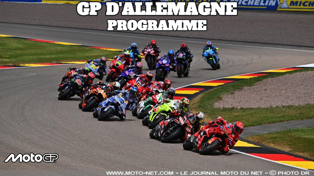 Horaires et enjeux du Moto GP d'Allemagne 2026 au Sachsenring

Le Grand Prix d'Allemagne, onzième manche MotoGP 2026, se tient du 10 au 12 juillet sur le circuit du Sachsenring. La course allemande marque le cap de la mi-saison et précède la traditionnelle pause estivale. Qui passera ses vacances en leader ?! Programme.
