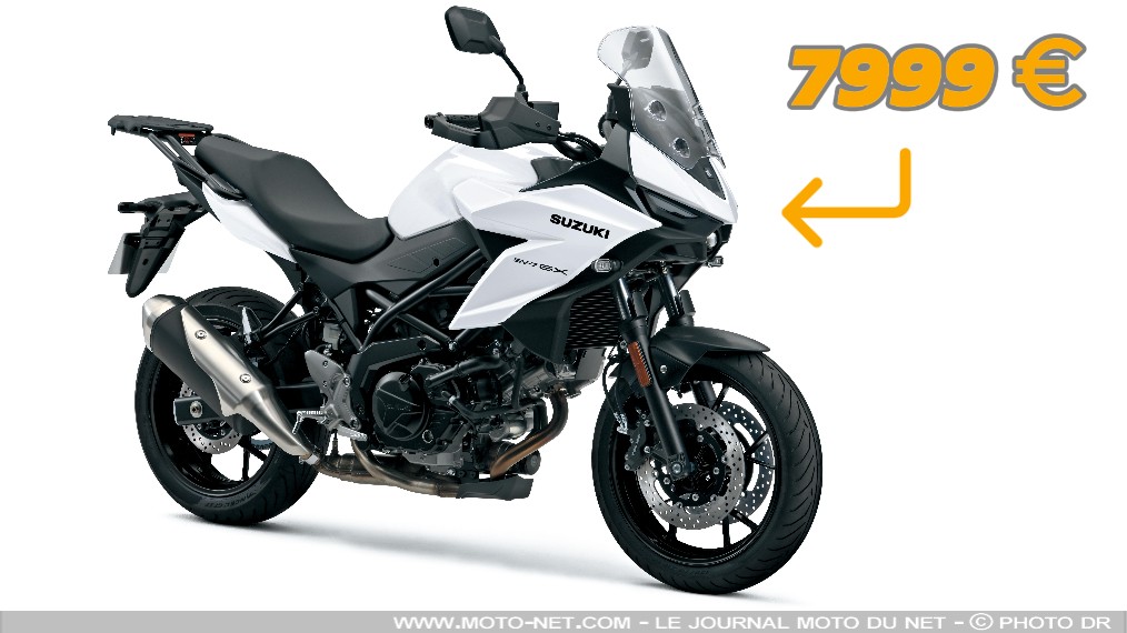 La nouvelle Suzuki SV-7GX 2026 au prix de…

Suzuki France lâche - enfin - le tarif de sa nouvelle SV-7X : sa routière haute sur pattes dérivée de l'inoxydable SV650 débute à 7999 euros en blanc. Un prix compétitif, voire agressif ! Les variantes beige, noire ou bleu et blanc sont à 8299 euros.
