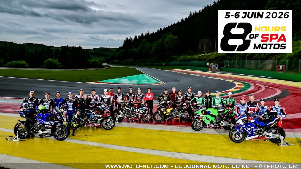 Le championnat d'Endurance 2026 se poursuit avec les 8H de Spa Motos