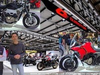 Illustation de : QJMotor prépare un Café racer V4 et un trail 3-cylindres