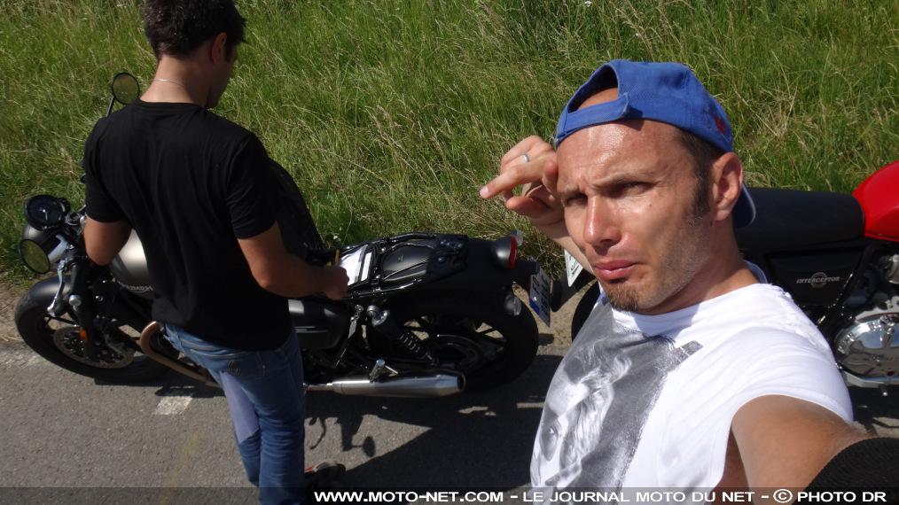 Conduire sa moto en tongs, short et tee-shirt, c'est trop chaud…