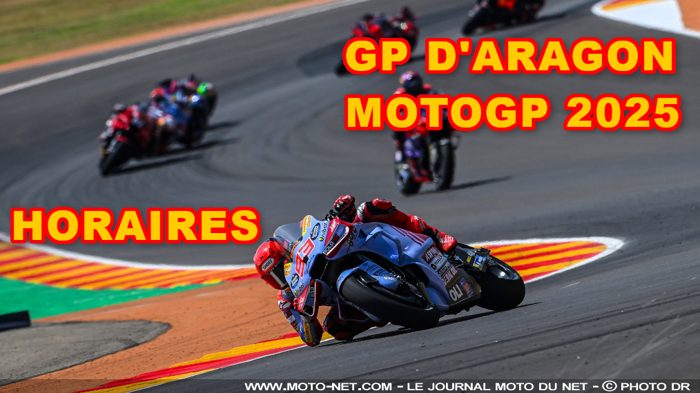 Horaires et enjeux du Grand Prix d'Aragon MotoGP 2025