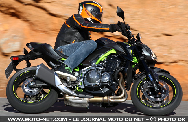 Essai Z900 : le roadster Kawasaki tout neuf, sans aides