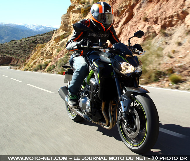 Essai Z900 : le roadster Kawasaki tout neuf, sans aides