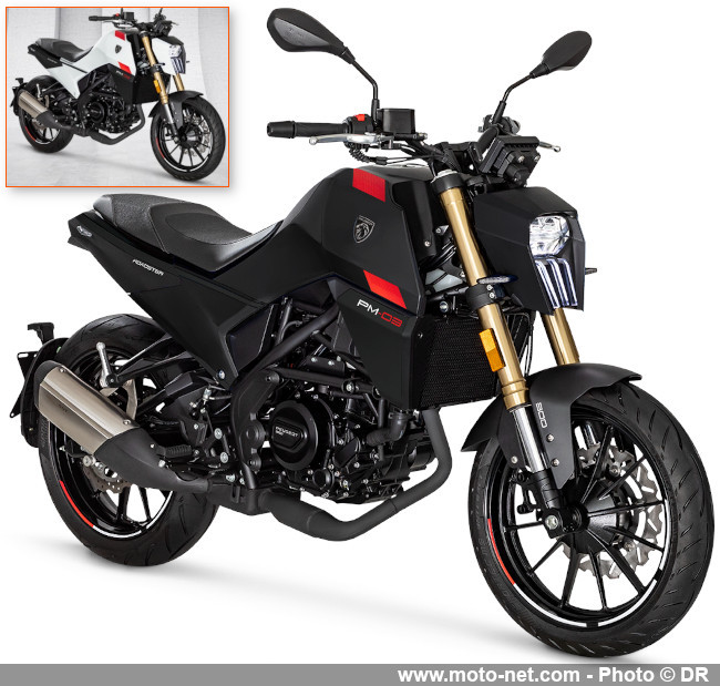 Peugeot commercialise sa moto PM-03 de 300cc, à 4399 euros