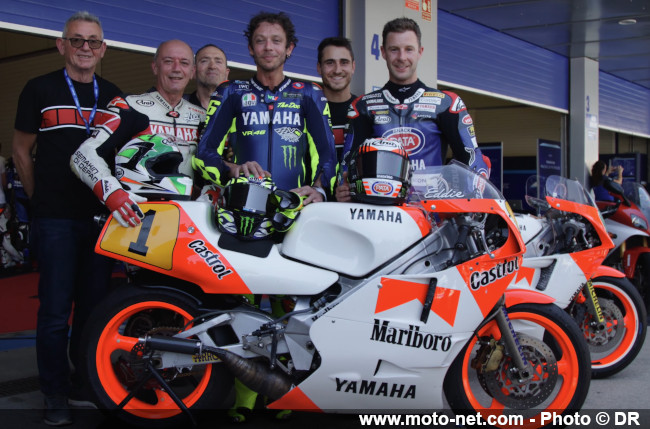 Les petites vieilles Yamaha de GP roulées par Rossi, Rea et compagnie