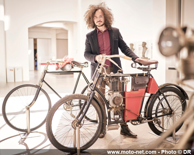 Skoda et Romain Bucaille servent une moto Café Racer