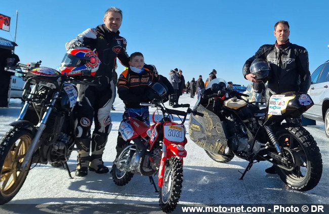 Momo Circus et son fiston sont des champions de vitesse à moto !