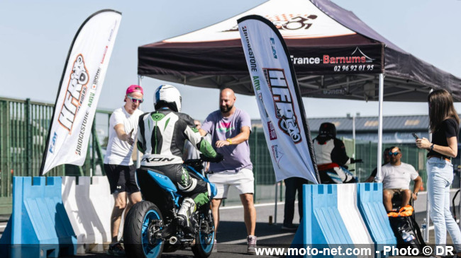 Le pilote français paraplégique Stéphane Paulus inspire Wayne Rainey !