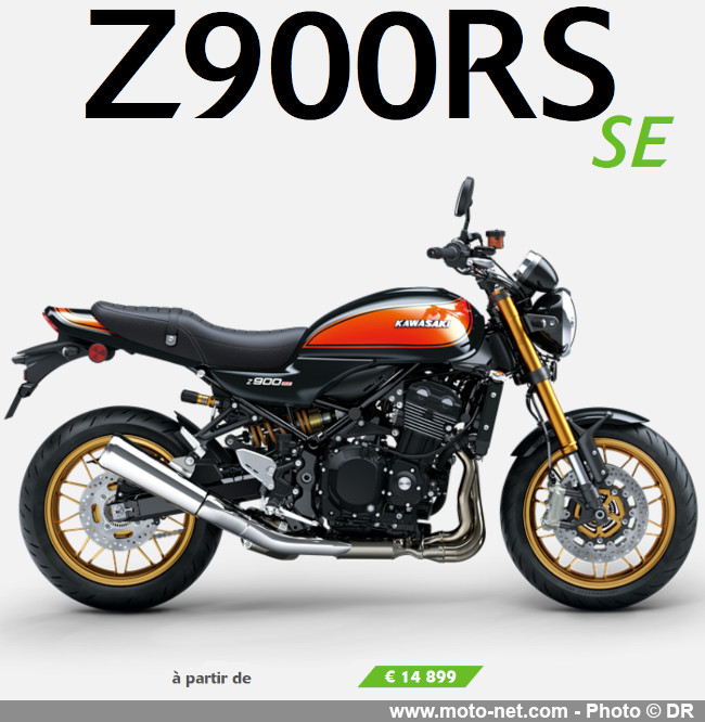 Les Kawasaki Z900 RS plus sophistiquées en 2026 coûteront moins cher ! 