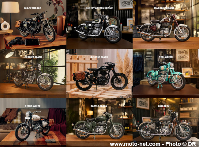 Nouveaux coloris 2026 pour les Royal Enfield Classic 350… miniatures !