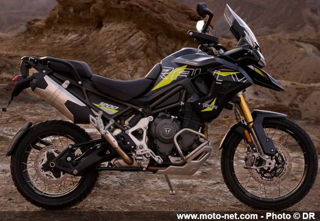Éditions spéciales Alpine ou Desert sur les Triumph Tiger 900 et 1200 Éditions spéciales Alpine ou Desert sur les Triumph Tiger 900 et 1200