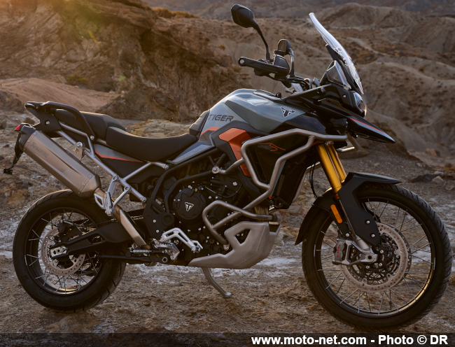 Éditions spéciales Alpine ou Desert sur les Triumph Tiger 900 et 1200 Éditions spéciales Alpine ou Desert sur les Triumph Tiger 900 et 1200