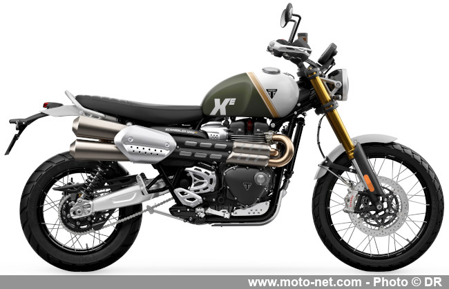 Triumph muscle son Scrambler 900 et perfectionne son 1200 XE pour 2026