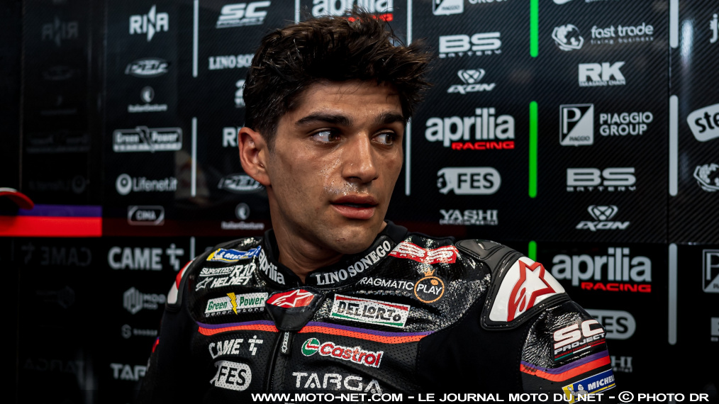 Jorge Martin cherche une nouvelle MotoGP pour la saison 2026

Non, Jorge Martin ne roulera plus pour Aprilia l'an prochain, contrairement à ce qui était prévu. La source de l'info est on ne peut plus fiable : c'est le n°1 espagnol lui-même qui l'a annoncé et expliqué sur les réseaux sociaux ! Il ne sent pas la RS-GP (il s'est salement blessé, deux fois !) et souhaite donc changer… pour une RC213V ? Explications.
