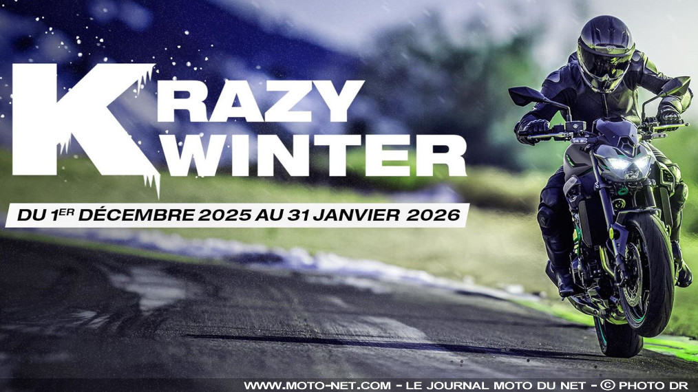 Kawasaki fait l'intérieur au Père Noël avec ses offres Krazy Winter
