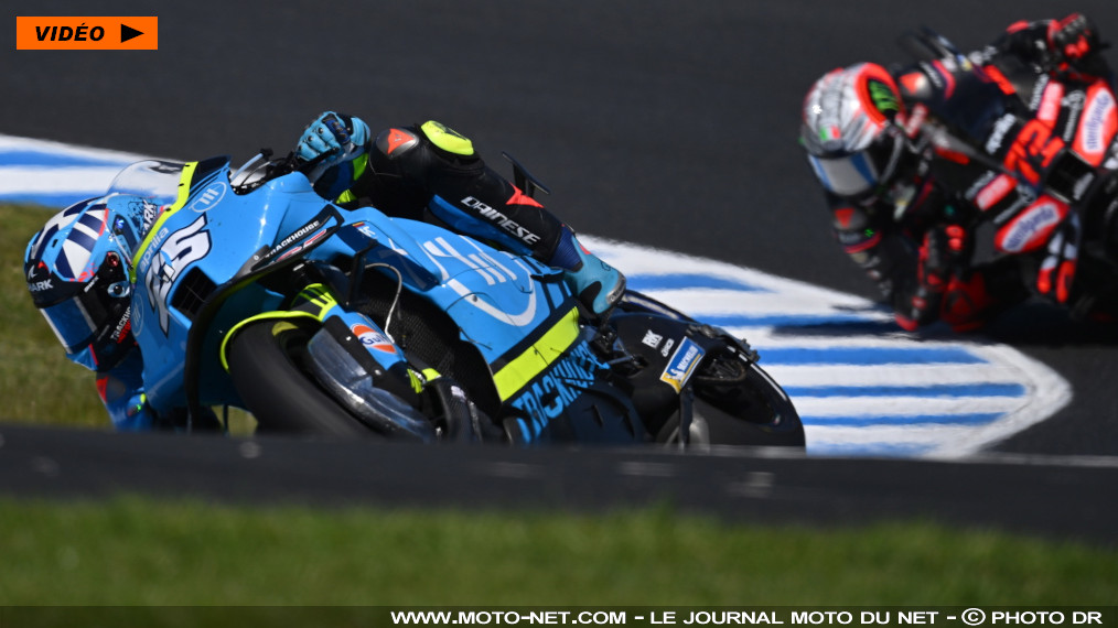 Première victoire MotoGP de Raul Fernandez au GP d'Australie 2025 ! 

Aprilia est aux anges. Après le nouveau succès de son pilote d'usine Marco Bezzecchi au Sprint à Phillip Island hier (3ème du GP malgré deux tours longs), le premier triomphe de Raul Fernandez en Moto GP ce dimanche au Grand Prix d'Australie confirme l’excellence de son RS-GP. Notre poleman Quartararo échoue à la 11ème place, Zarco dans le bac à graviers.

