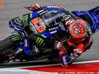 Illustation de : Quartararo et Zarco bouclent les deux premiers rangs de la grille portugaise