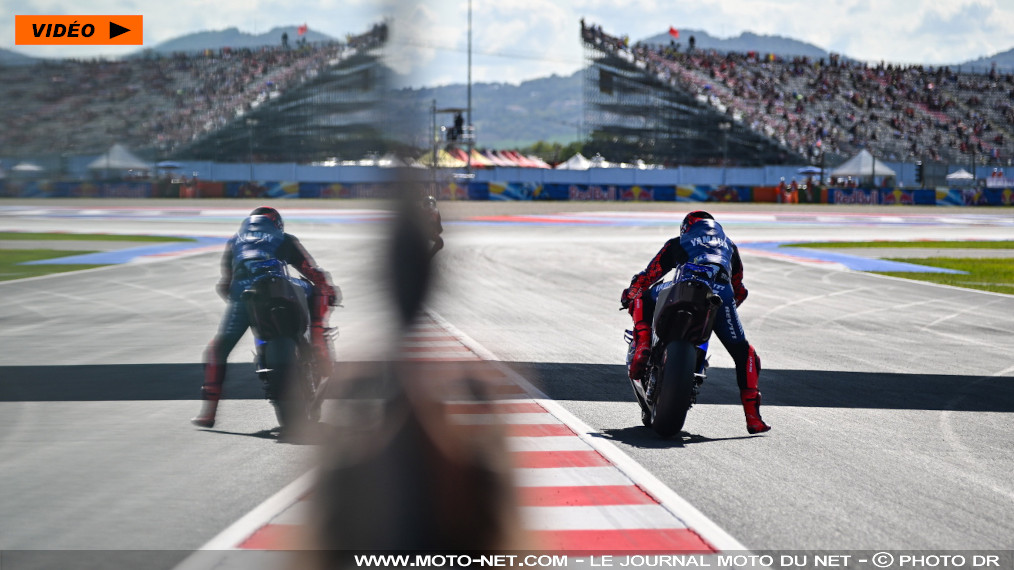 Quartararo en première ligne avec Bezzecchi et Marquez… Alex !

Repêché en première session qualificative (Q1), Fabio Quartararo a hissé sa M1 ''4-en-ligne''… en première ligne du GP de Saint-Marin auquel participe sa future M1 V4, qualifiée juste derrière Miller ! Notre n°20 Yamaha partira derrière le poleman et local Marco Bezzecchi, en sandwich entre les Marquez Bros (Alex et Marc, dans cet ordre). Zarco s'élancera d'une lointaine 19ème place.
