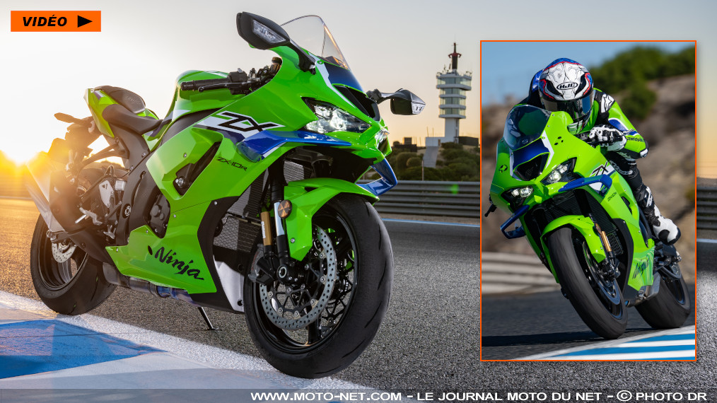 Kawasaki veut faire redécoller sa Ninja ZX-10R en 2026

Meilleure vente 2016 de Superbike en France, la ZX-10R n'est plus montée sur le podium. Pour décoller de ses cinquièmes places obtenues depuis 2022, la Ninja évolue en 2026 : Kawasaki lui greffe des ailerons - forcément - et un nouveau carénage, un moteur Euro5+ et un nouvel écran connecté. Découverte de la Verte.
