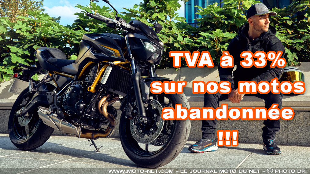 La TVA sur les motos restera bel et bien à 20% en France La TVA sur les motos restera bel et bien à 20% en France