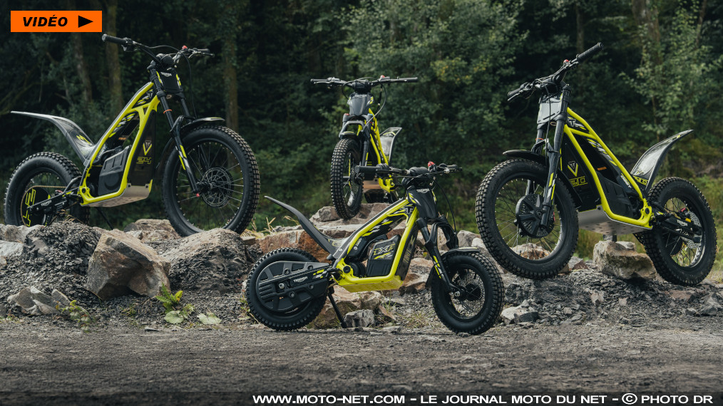 Triumph lance une gamme TXP de motos électriques tout-terrain

Trois ans après l'acquisition du compatriote Oset Bikes et de ses motos électriques de trial pour enfants (de petits à très, très grands !), Triumph commercialise à son tour une toute nouvelle gamme, de la TXP-12 destinée aux enfants de 3 ans à la TXP-24 qui convient aux adultes pesant jusqu'à 90 kg. Infos, photos, vidéos et taros sur MNC !
