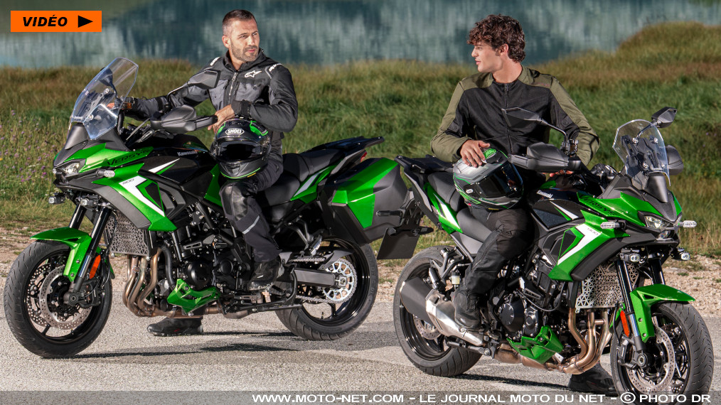 Kawasaki Versys 900 : la Z900 sur la route des vacances… des Tracer 9, CB1000GT, etc.