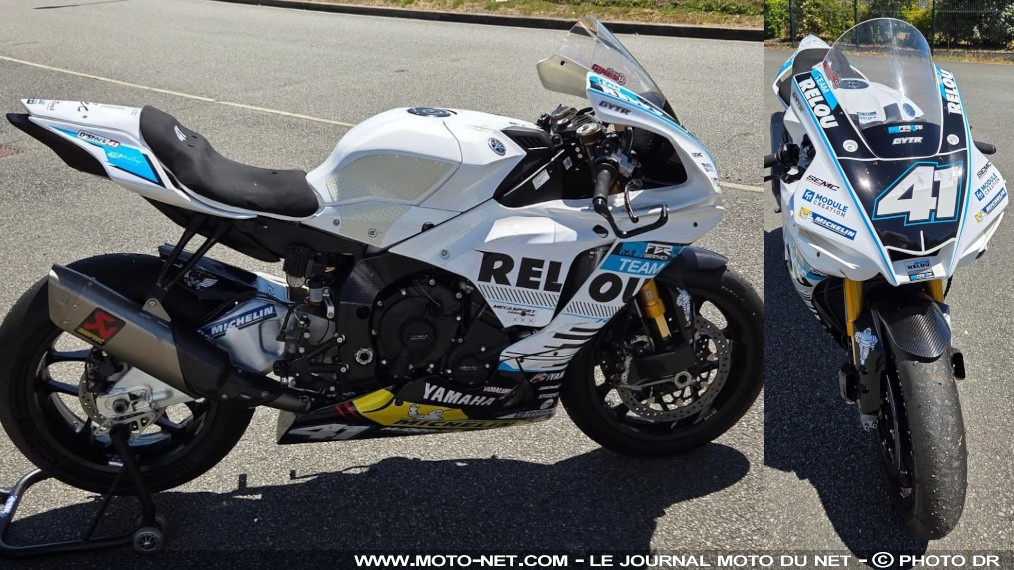 Le champion Mathieu Gines vend sa Yamaha R1 M...mmmerveilleuse !